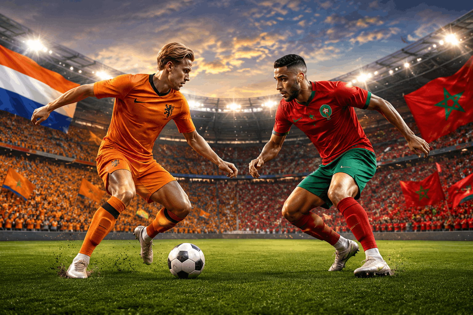 Pertandingan Belanda Vs Maroko Berlangsung Dramatis, Singa Atlas Menang Adu Penalti